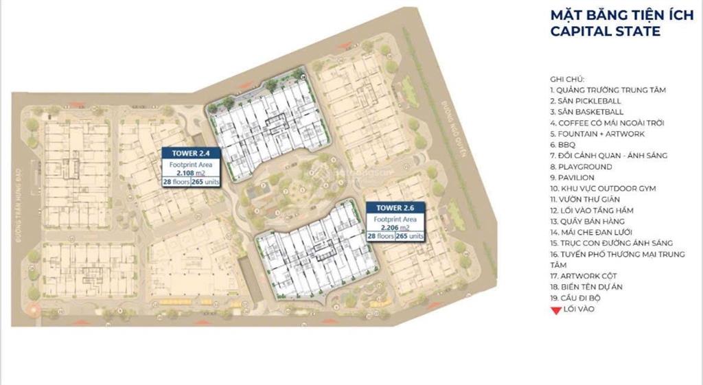 Giỏ hàng căn hộ sông hàn capital square, vị trí trung tâm của trung tâm giá đầu tư