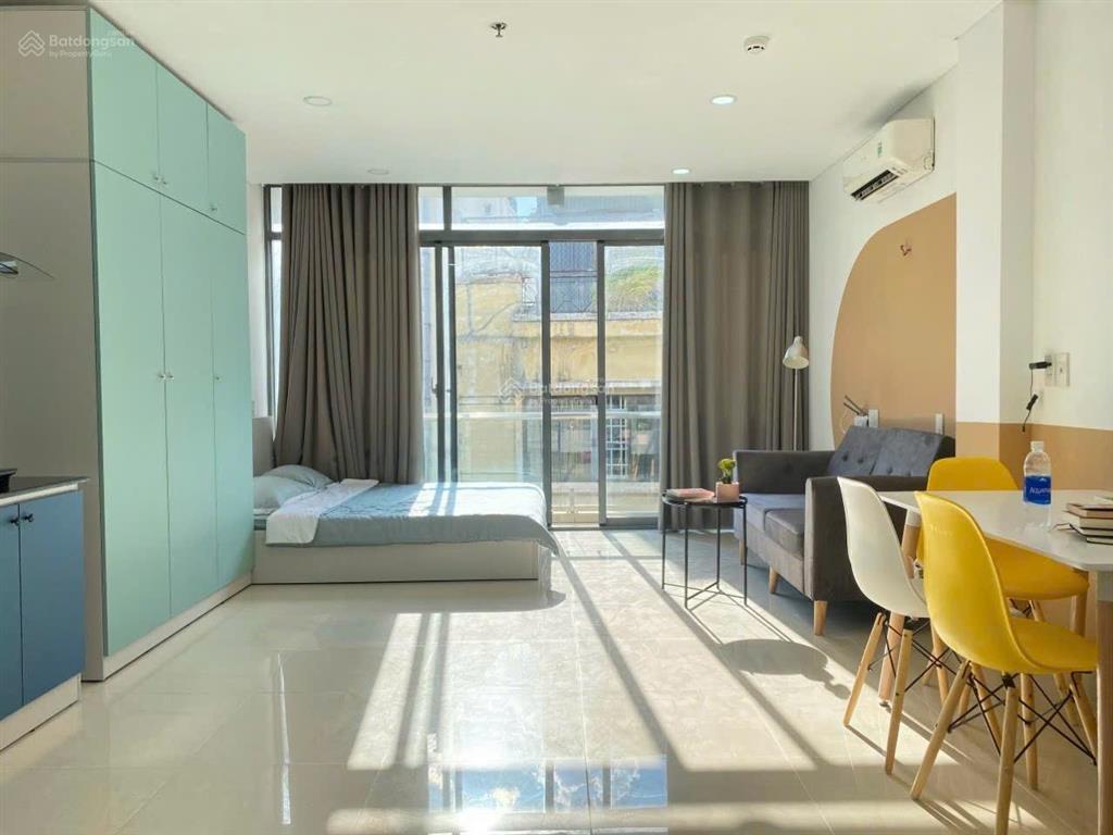 Cho thuê căn hộ  thang máy  ban công  ngay lòng tân định quận 1  rộng 40m2  full nội thất
