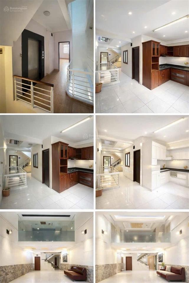 Giảm 5 tỷ bán gấp hẻm 6m hoàng văn thụ, 5,2x20m, 2 mặt tiền, kết cấu đẹp 6 tầng, 8pn, có thang máy