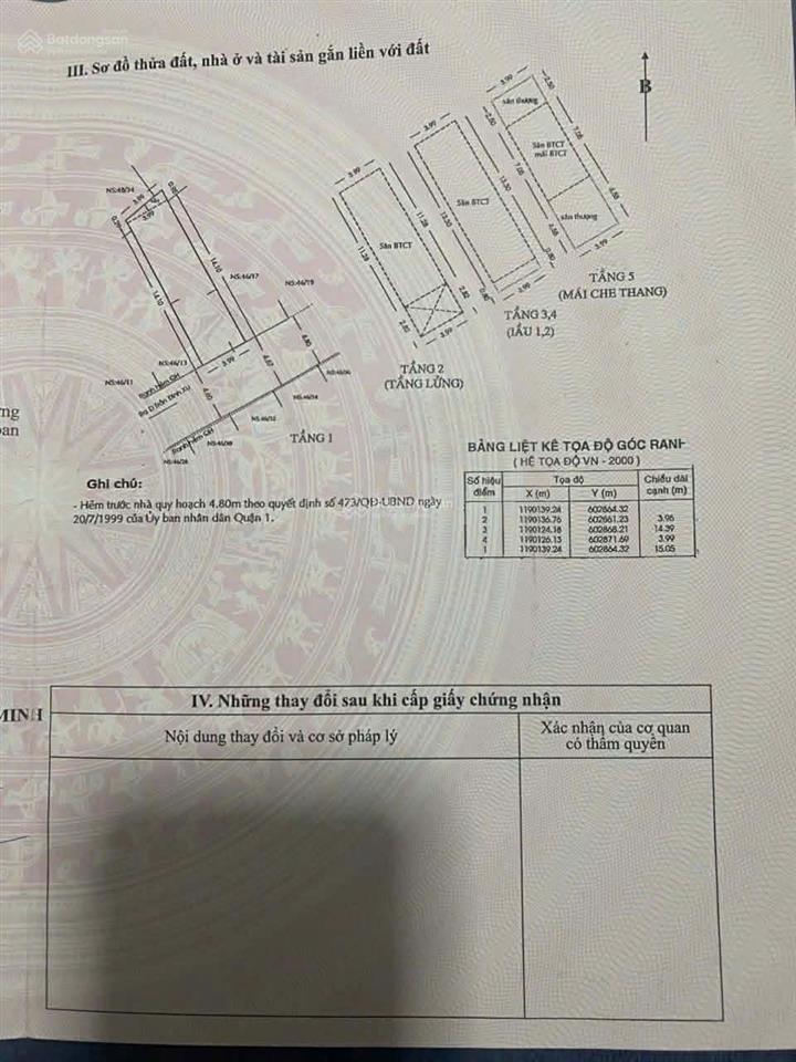 Bán chdv hxh trần đình xu q1, 9 phòng, thu nhập 45tr/tháng, 5%/năm, 60m² công nhận, giá 13,8 tỷ