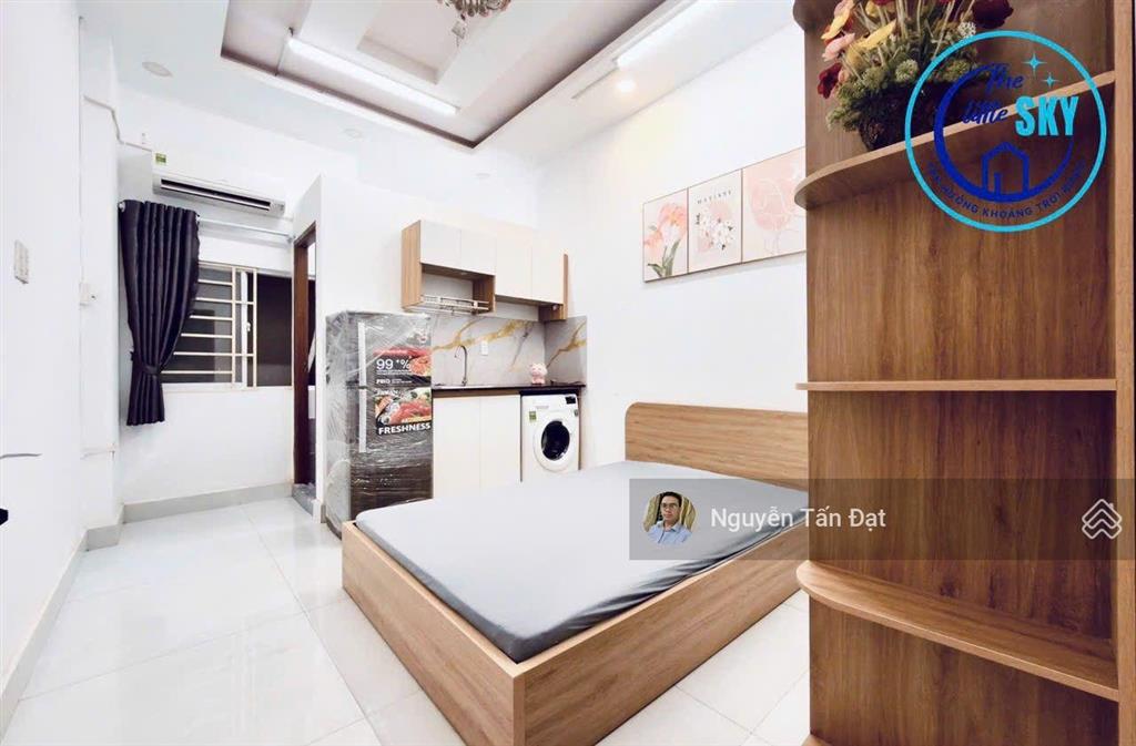 Bán chdv dòng tiền 660tr/th  110m2 ngang 5m nở hậu  2 mặt tiền hẻm oto  gần chợ bà chiểu