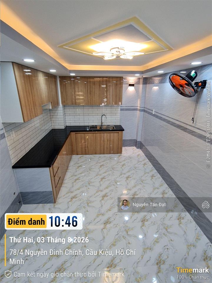 Nhà mới xây nguyễn đình chính 43.3m2 5 tầng, thang máy hẻm ô tô 6m  giáp q1, q3, sân bay 10,5 tỷ