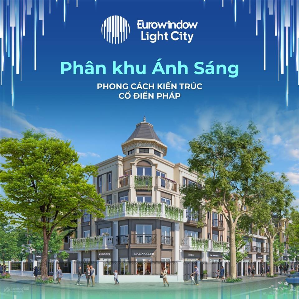 Chỉ 5,6 tỷ/căn nhà 4 tầng tại tp ánh sáng eurowindow light city. chiết khấu 17,5%
