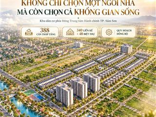 Bán nhà liền kề kdt sunride sầm sơn, cạnh ub phường sầm sơn