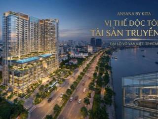 Ansana by kita  căn hộ mặt tiền võ văn kiệt  mở bán giai đoạn đầu tiên, chiết khấu hấp dẫn