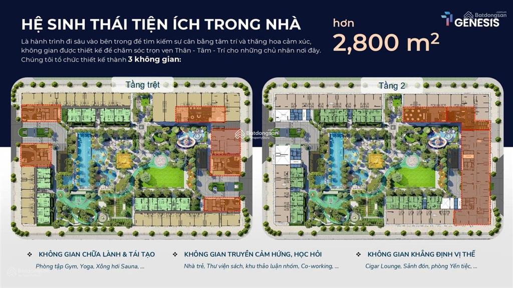 Tt genesis nhà bè 4 mặt tiền, 3 mặt view sông, từ 69tr/m², full nội thất, ck 11%