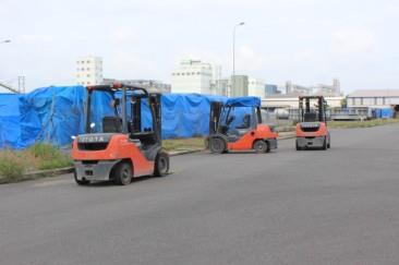 Cho thuê 2 kho x 9.500 m2 = 19.000m2 kcn phú mỹ 1, giá chỉ 65.000vnd/m2/tháng.