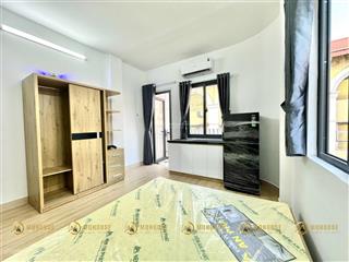 Căn hộ studio  full nội thất  cửa sổ trời, ban công  ngay thảo cầm viên