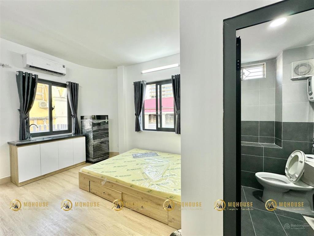 Căn hộ studio  full nội thất  cửa sổ trời, ban công  ngay thảo cầm viên