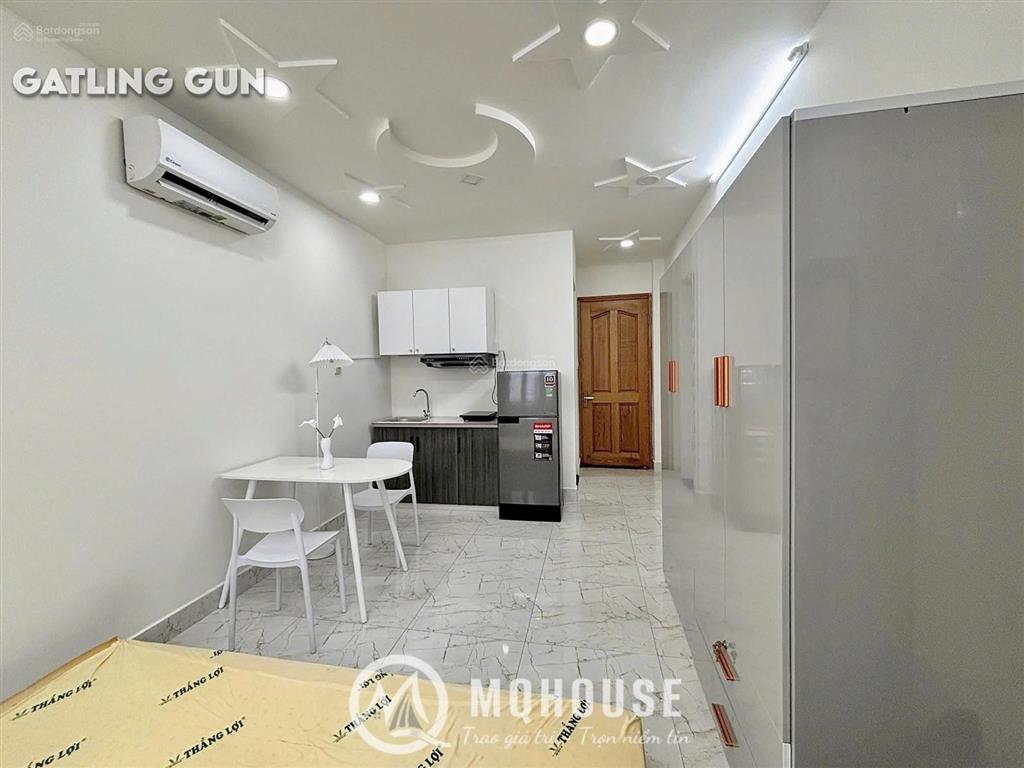 Căn hộ cửa sổ lớn  full nội thất ngay bờ kè hoàng sa, coopmart nhiêu lộc, cầu lê văn sỹ q3