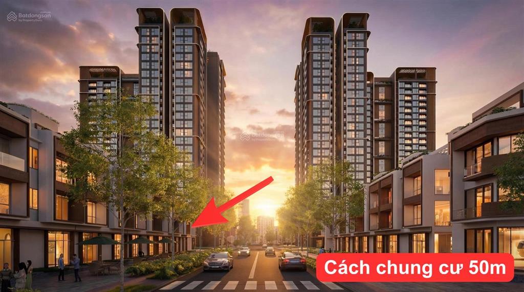 3,4 tỷ (15%) sở hữu liền kề chân chung cư kinh doanh tốt. xây 4 tầng mặt tiền 5m. miễn gốc 5 năm