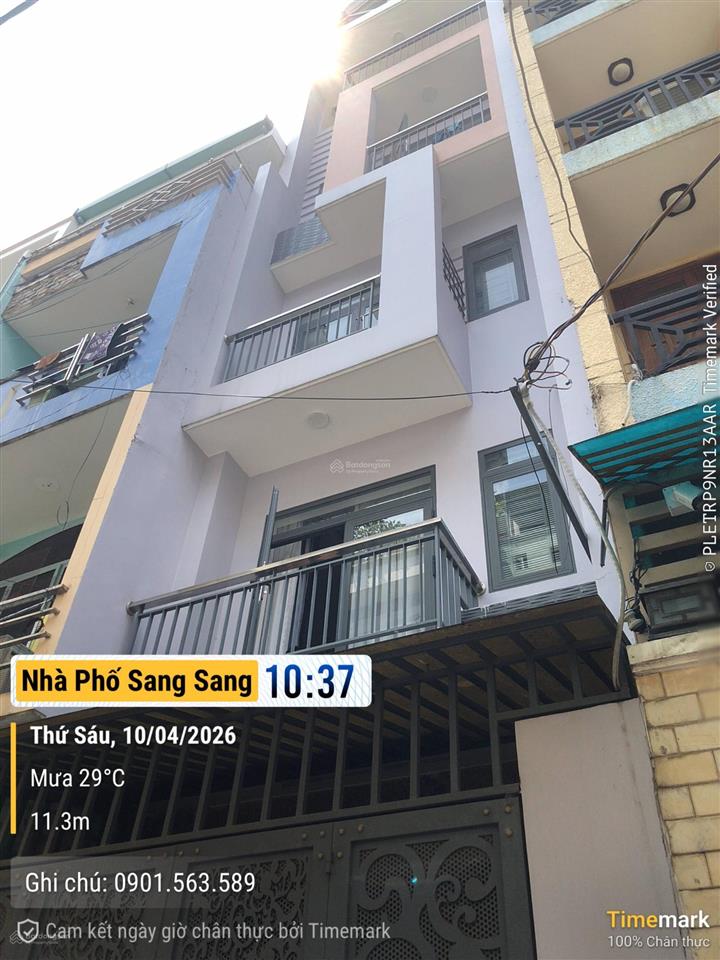 Bán chdv 7 phòng khép kín dòng tiền sẵn , đường tô hiến thành quận 10. 5 tầng thang máy giá 16.5 tỷ