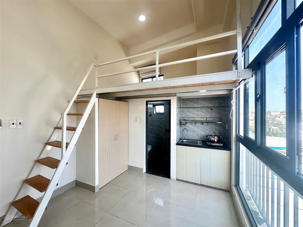 Phòng gác lửng siêu thoáng, mới xây ngay cầu thị nghè
