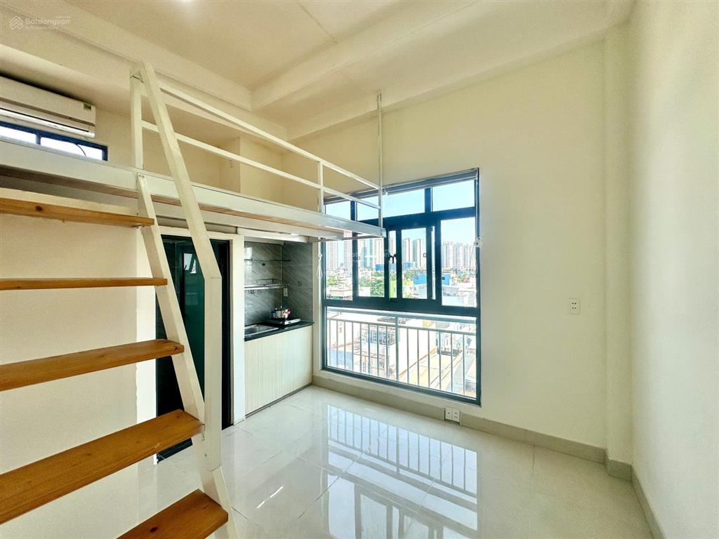 Phòng gác lửng siêu thoáng, mới xây ngay cầu thị nghè