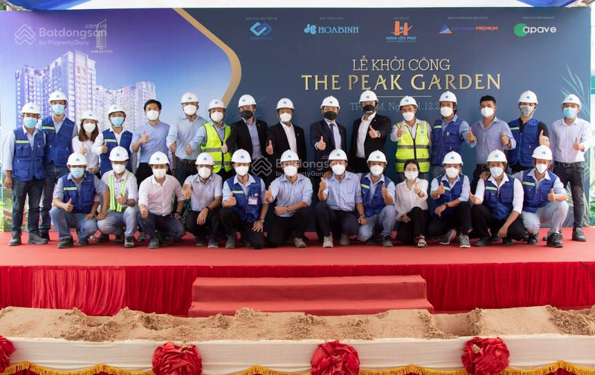 Tặng 3 chỉ vàng pnj  chiết khấu 9%  ngân hàng hỗ trợ lãi 18 tháng căn hộ the peak garden 60tr/m2