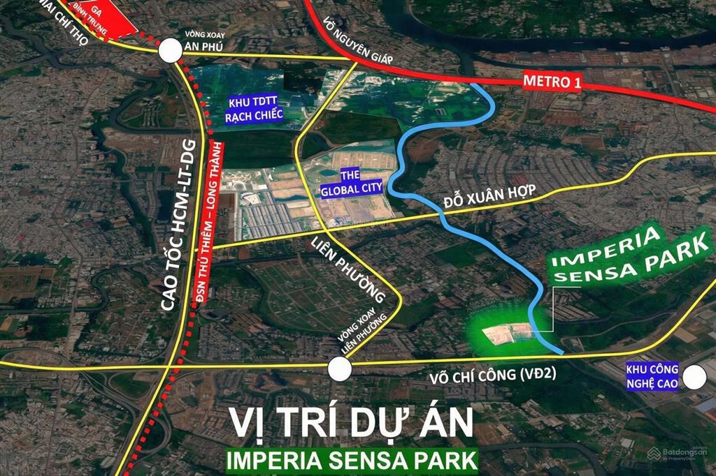 Booking sớm tặng ngay 5 chỉ vàng doji  chiết khấu 18% tại căn hộ imperia sensa park kế ga metro