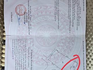 Bán đất mặt đường trục chính trại đất dân cắt ra đường thông mt5m, dt 148m2 giá 32tr/m2