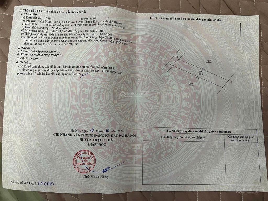 Bán đất xây nhà trọ tâm điểm khu công nghệ cao hòa lạc sát các trường đại học lớn