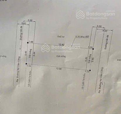 Bán gấp đất shr gần chợ nữ dân công 5.5x16.5m