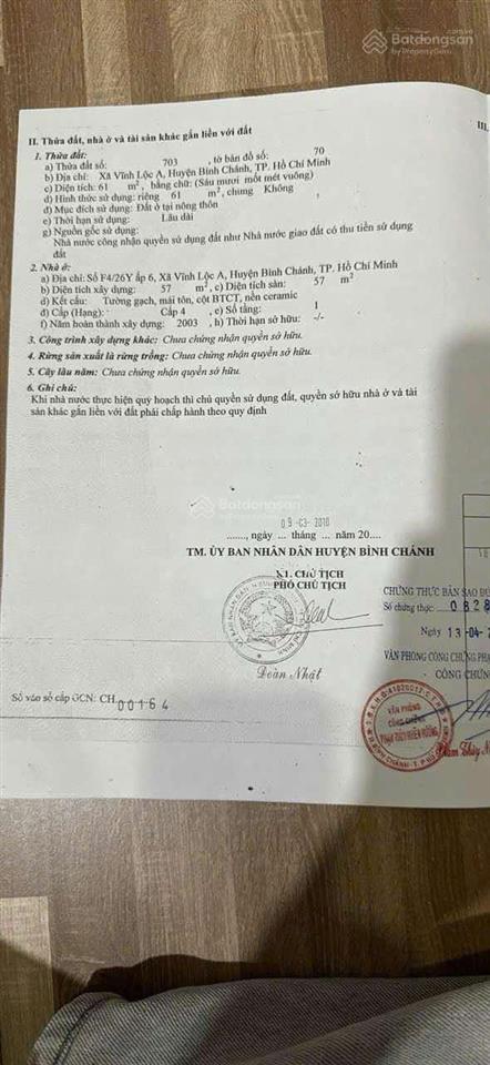 Hàng hiếm vĩnh lộc a, nhà shr hoàn công đủ 4x15m, hẻm thông to. chỉ 3tỷ4