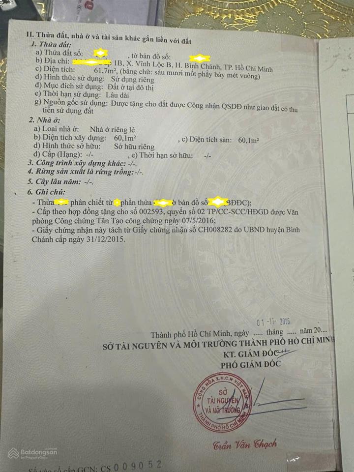 Bán nhà hẻm to 4x15 2// ngắn 1a giáp bình tân