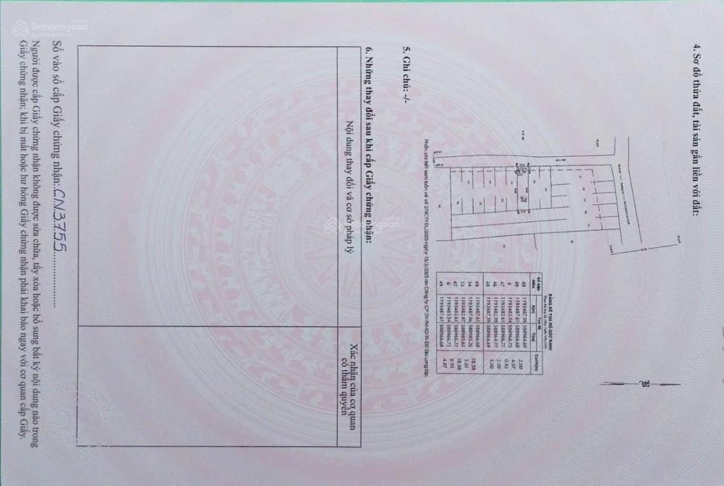 Bán lô đất f0 ngang 5m, 1/ ngắn 6a, hẻm to xe hơi, xây dựng ngay