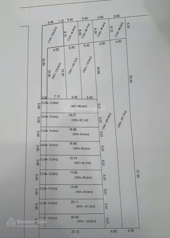 Bán lô đất f0 ngang 5m, 1/ ngắn 6a, hẻm to xe hơi, xây dựng ngay