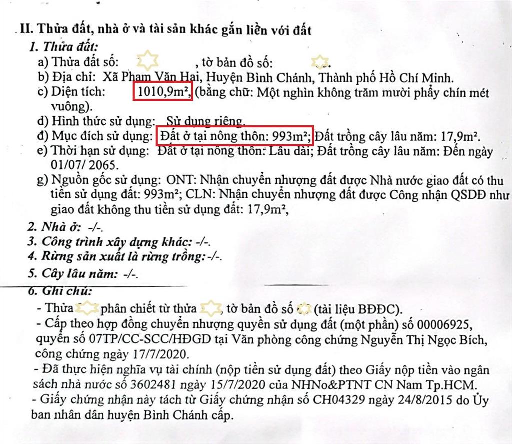 Bán đất đường an hạ gần 1000m2 thổ cư ngang 25mét, giá rẻ chỉ 17tr/m2 thổ.
