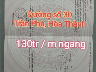 Bán lỗ lô đất thổ cư đường số 30 trần phú. 6m6 x 28. 130tr/m ngang