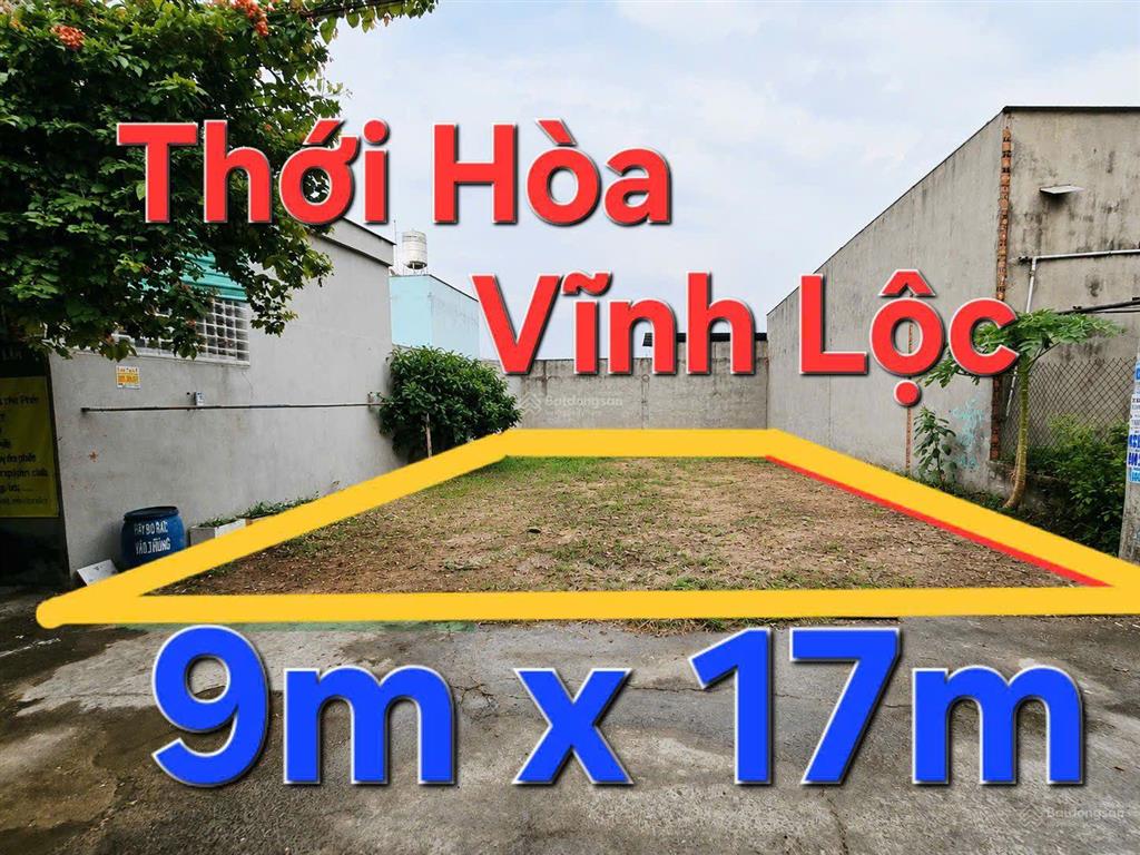 Bán đất kcn vĩnh lộc, gần chợ thới hòa, phù hợp xây nhà trọ, biệt thự