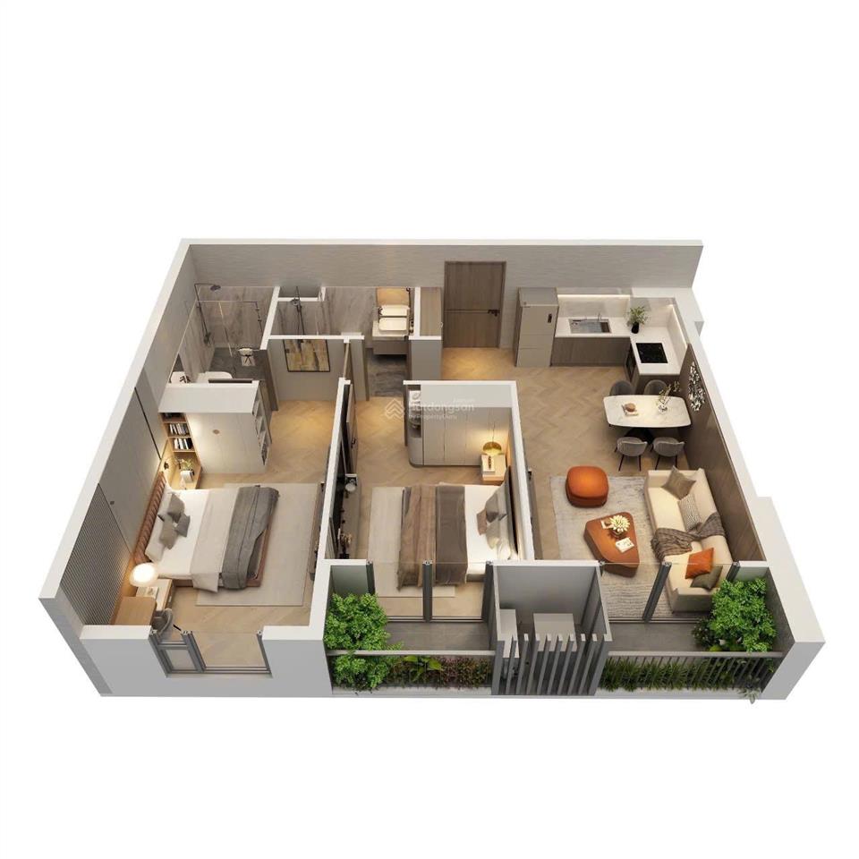 Bán căn hộ 2pn, 2wc tại vinh heritage, 40 triệu vnd/m2, 70m2