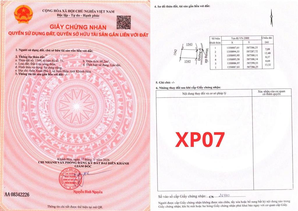 Bán đất suối tiên, diên khánh, khánh hòa, 83m2105m2, sổ riêng, giá chỉ từ 399 triệu/lô