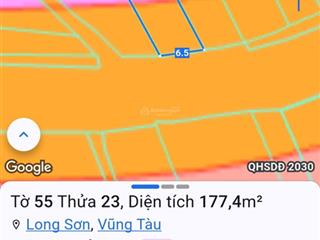 Long sơntphcm ( vũng tàu cũ) dt 170m2
6.5 x 28 full thổ cư gần quán bằng lăng