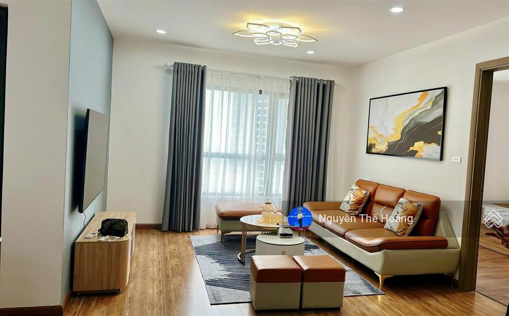 Giá thật, bán ch 2n  2wc 60m2 tòa samora chu văn an, tầng trung, bc đông bắc, full đồ giá 5 tỷ