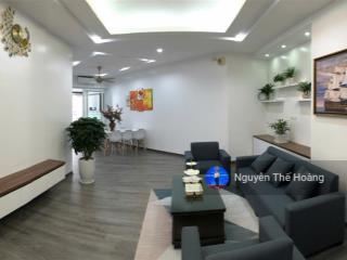 Giá thật, bán ch 3n  2wc 120m2, tòa 17t. tầng trung bc thoáng mát, full nội thất đẹp, sổ đỏ sẵn