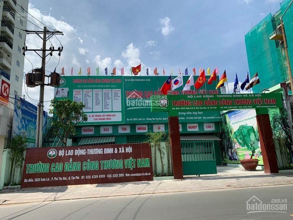 Bán nhà 3 mặt tiền phố vườn lài dt 1477m2 đang cho trường học thuê 350tr/ tháng