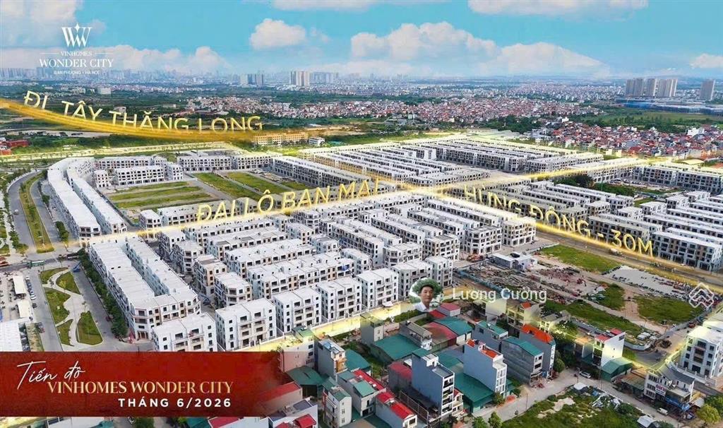 Bán gấp! liền kề vinhomes wonder city  hà nội! diện tích 120m2, phân khu hđ, giá 16 tỷ, không lỗi