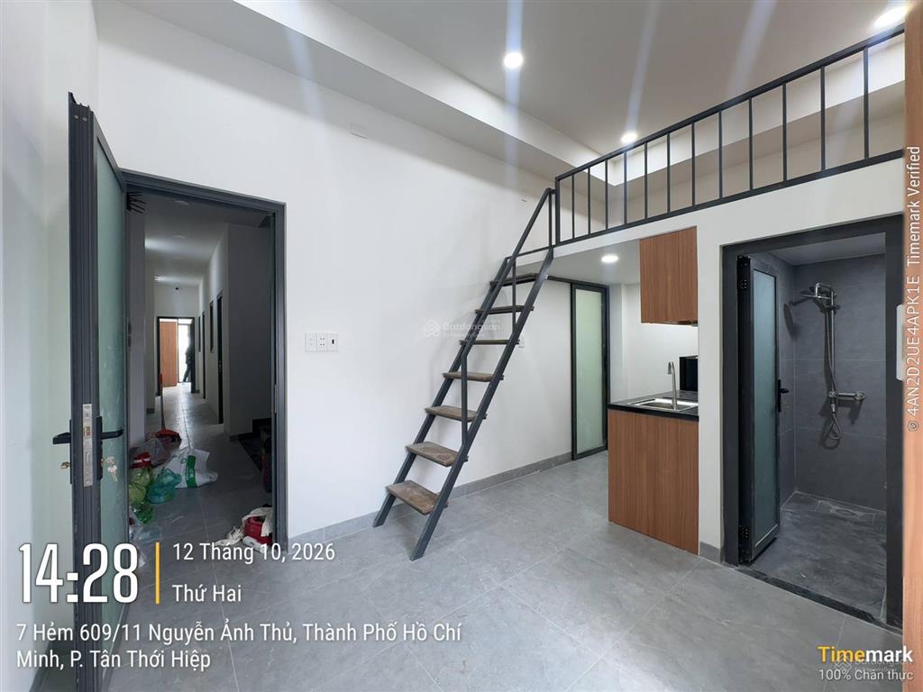 Khai trương phòng có gác, full nội thất, ngay nguyễn ảnh thủ, uth, cvmp quang trung