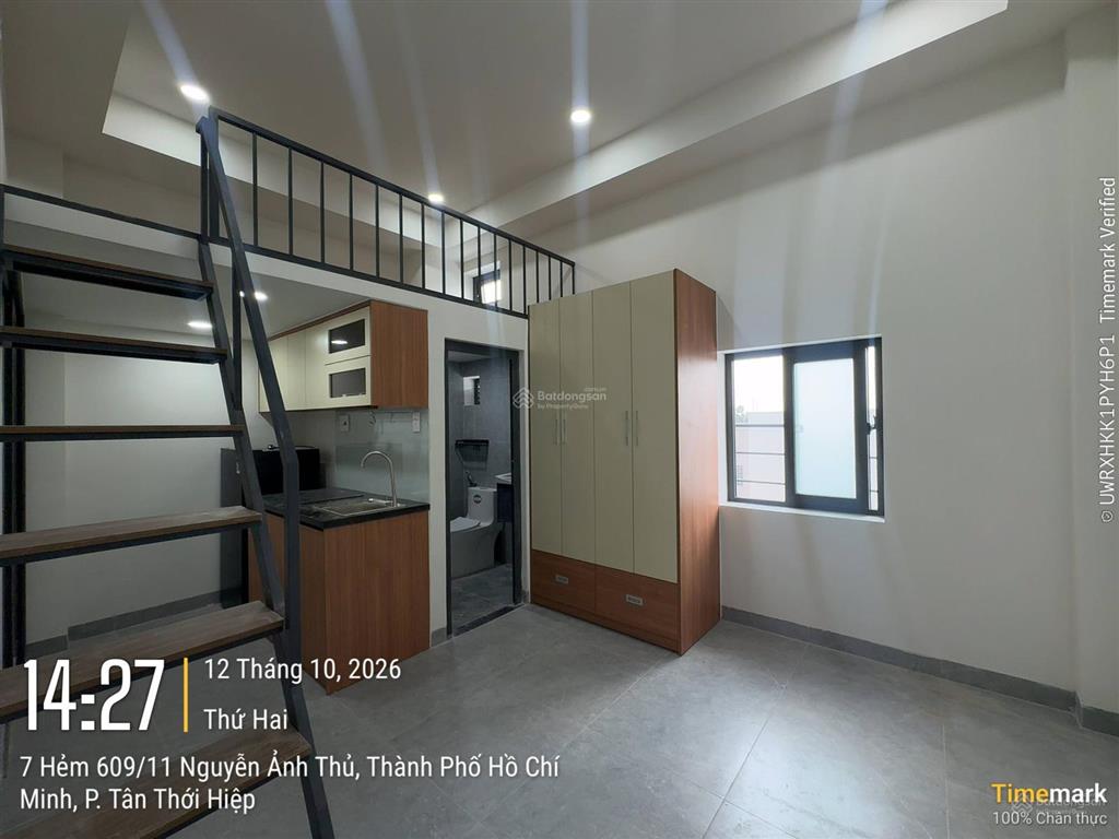 Khai trương phòng có gác, full nội thất, ngay nguyễn ảnh thủ, uth, cvmp quang trung