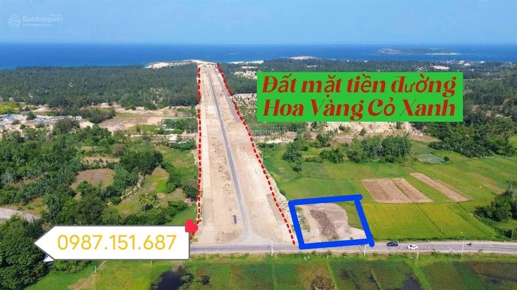 Bán lô đất đẹp cạnh trục chính xuống bãi xép  hoa vàng trên cỏ xanh  1200m2 có 890m2 thổ cư
