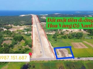 Bán lô đất đẹp cạnh trục chính xuống bãi xép  hoa vàng trên cỏ xanh  1200m2 có 890m2 thổ cư