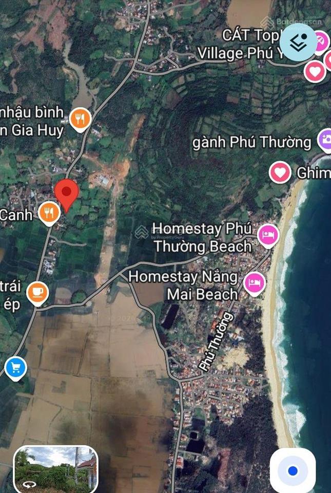 Bán lô đất 3000m2 sổ hnk quy hoạch thổ cư  nằm trục đường cơ động  cách biển phú thường 1km