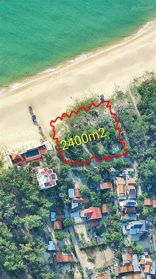 Đất mặt biển phú thường sổ sẵn thổ cư 1760m2  bám biển 72m  đường oto vivu  xã ô loan, đắk lắk
