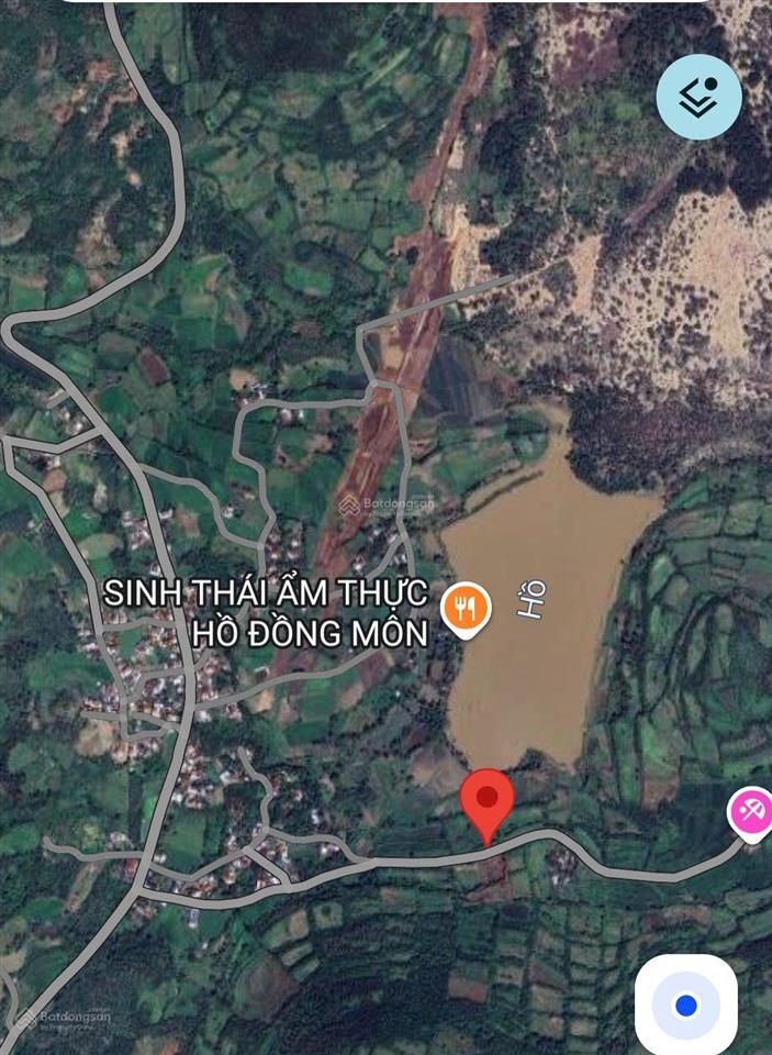 Cần bán lô đất đẹp sổ có thổ cư 1400m2 view hồ đồng môn, gần tuyến đường ven biển  cách biển 1km