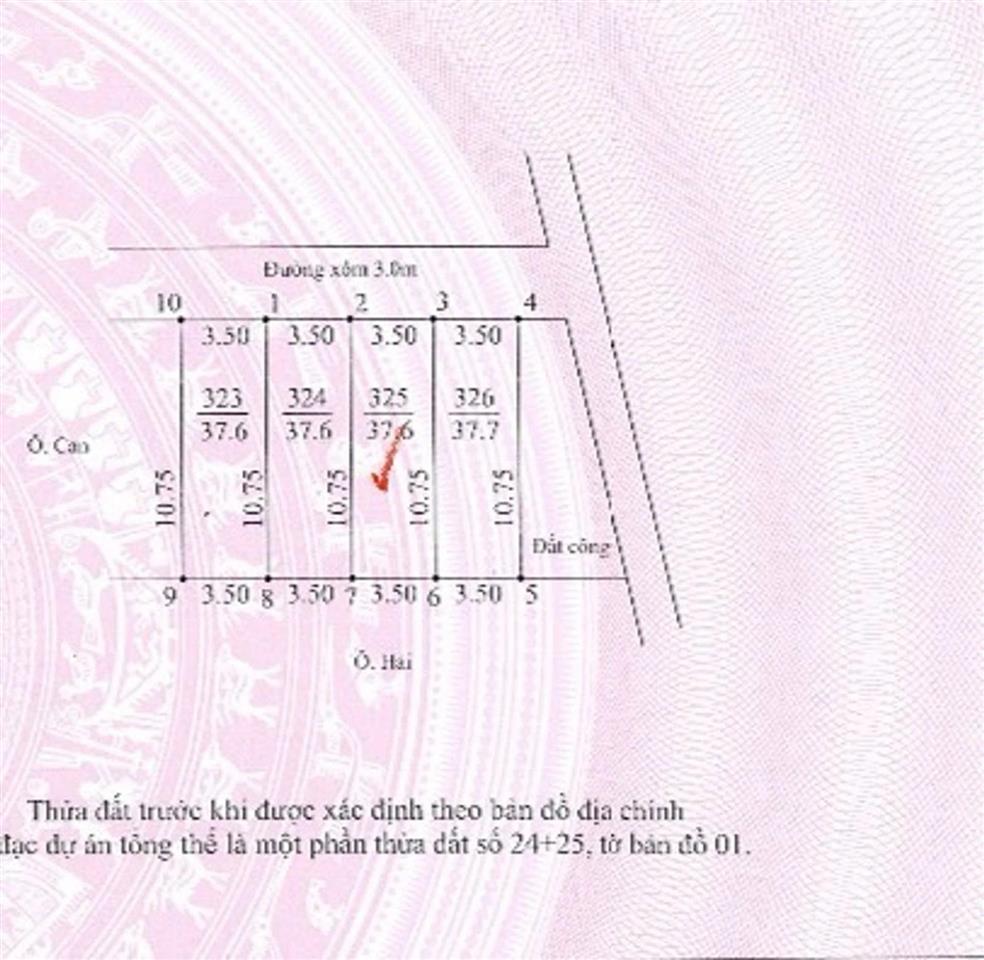 Bán nhà thị trấn trôi  hoài đức  37,6m²  vị trí trung tâm