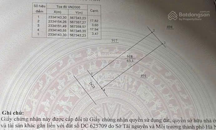 Bán đất ích vịnh  phương đình  đan phượng  63,1m²