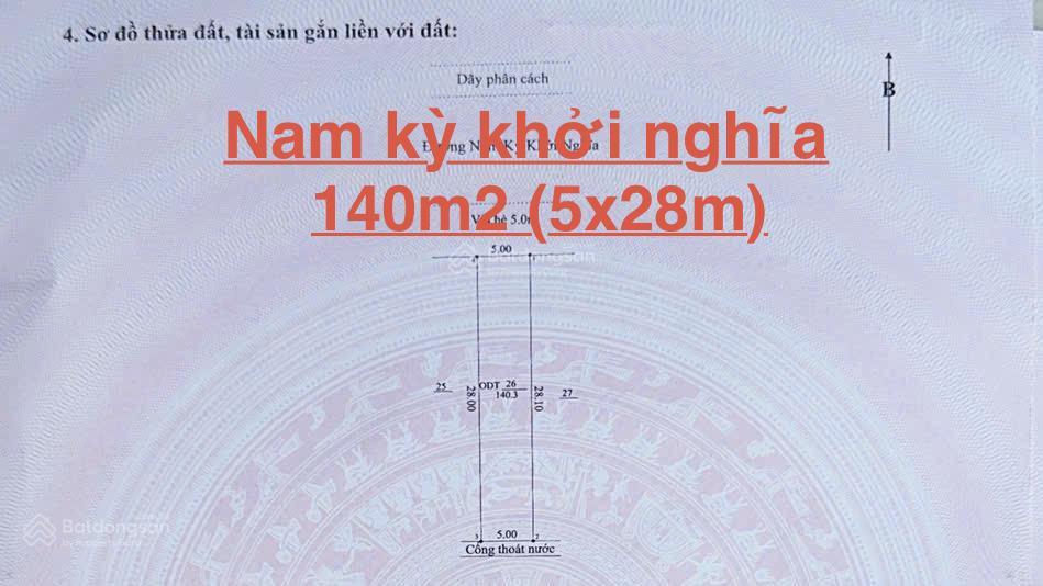 Duy nhất 1 sp  mt nam kỳ khởi nghĩa 60.7tr/m2  ngay cổng fpt  giá tốt