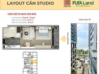 Studio cao cấp  ngay mặt biển mỹ khê  sở hữu lâu dài  chỉ nhỉnh 7 tỷ