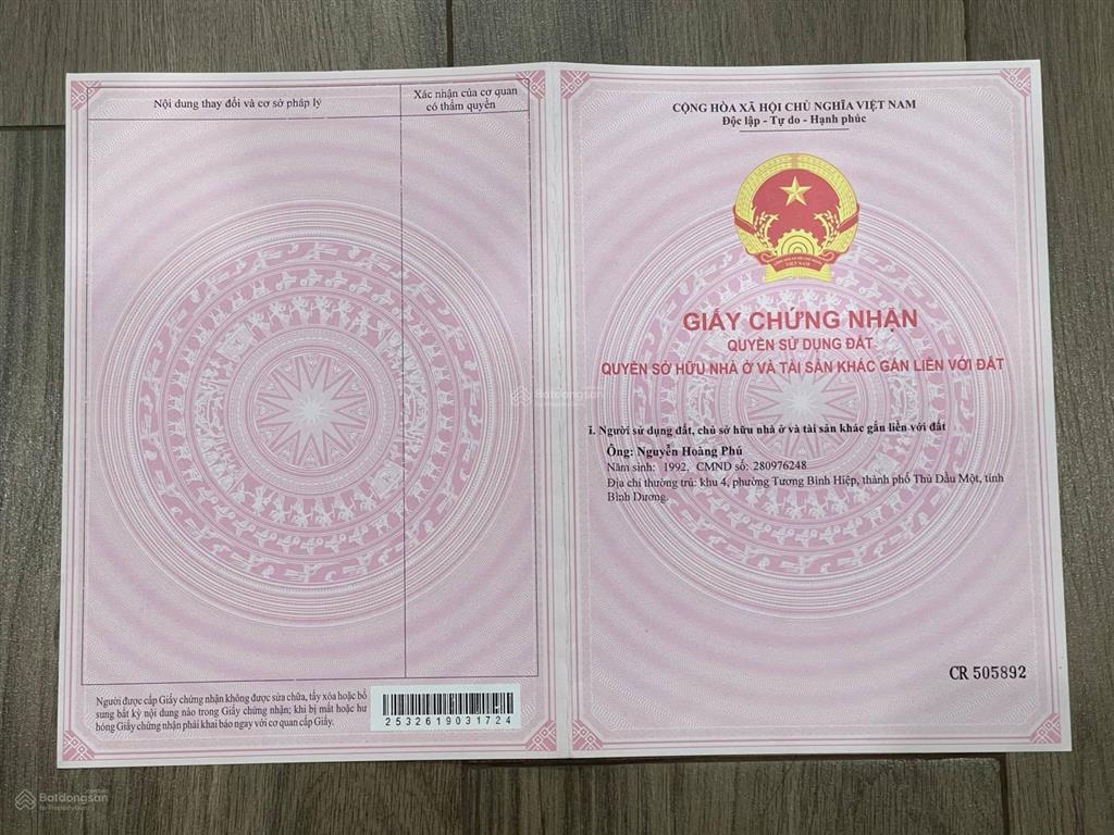 Chính chủ cần bán 200m2 đất tại p. phú đức, bình long