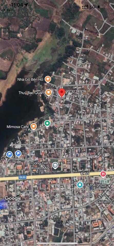 Đất đẹp gần hồ bà tô, thị trấn phước bửu